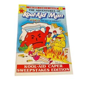 Vintage Rare The Adventures of Kool-Aid man comic book